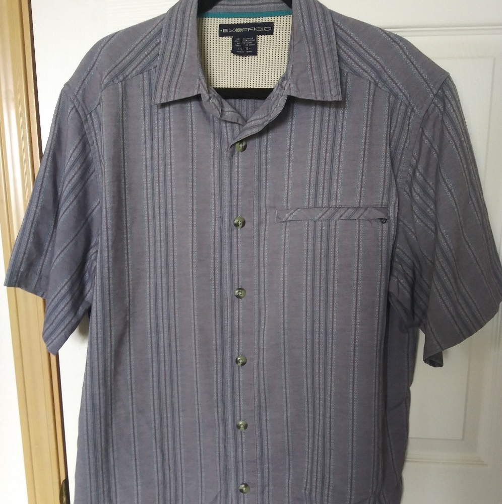 Mens Large button up casual shirt